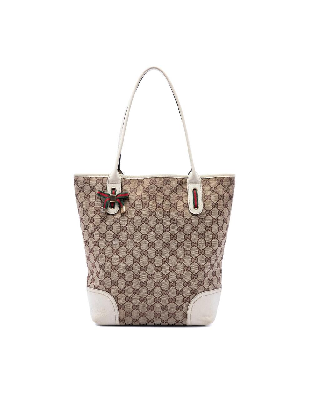 Gucci Gg Canvas Princy Tote Pre-Loved #370119G48B